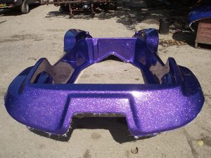 purple metal flake