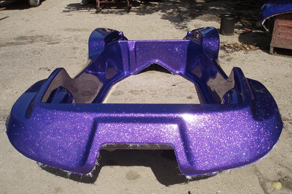 purple metal flake