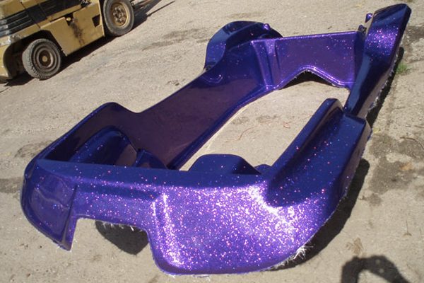 purple metal flake